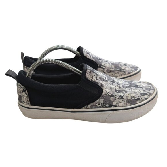 Skechers BOBS Marley Jr Dog Sneaker Wag Swag Slip On Canvas Shoes Womens Size 8 - Picture 1 of 8